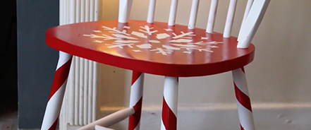 Cómo hacer y decorar una silla navideña