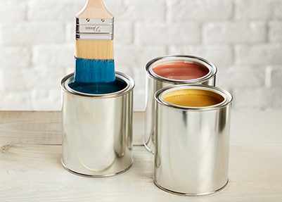 pintura-bricodepot Aprende a pintar paredes con figuras geometricas
