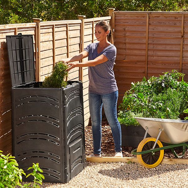 COMPOSTADOR MODULAR NEGRO BELLI 500 L