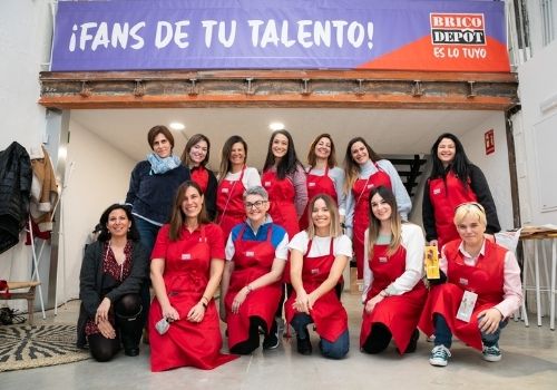 mujeres bricolovers cuadro maderas palets