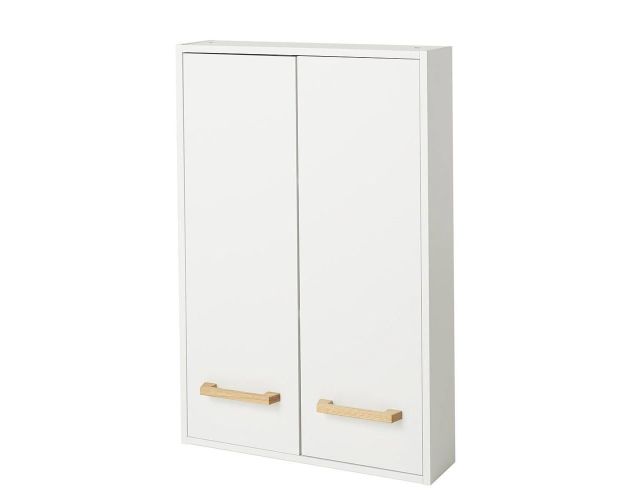 Mueble auxiliar suspendido Ladoga blanco 90x60x15 cm