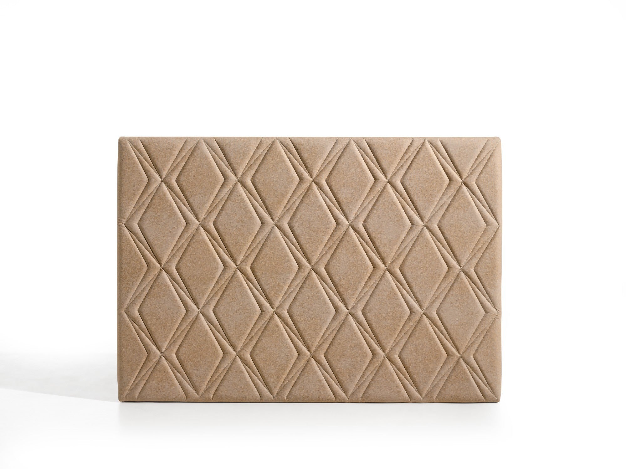 Cabecero rubí para cama de 160 de tela camel 165x115x8.