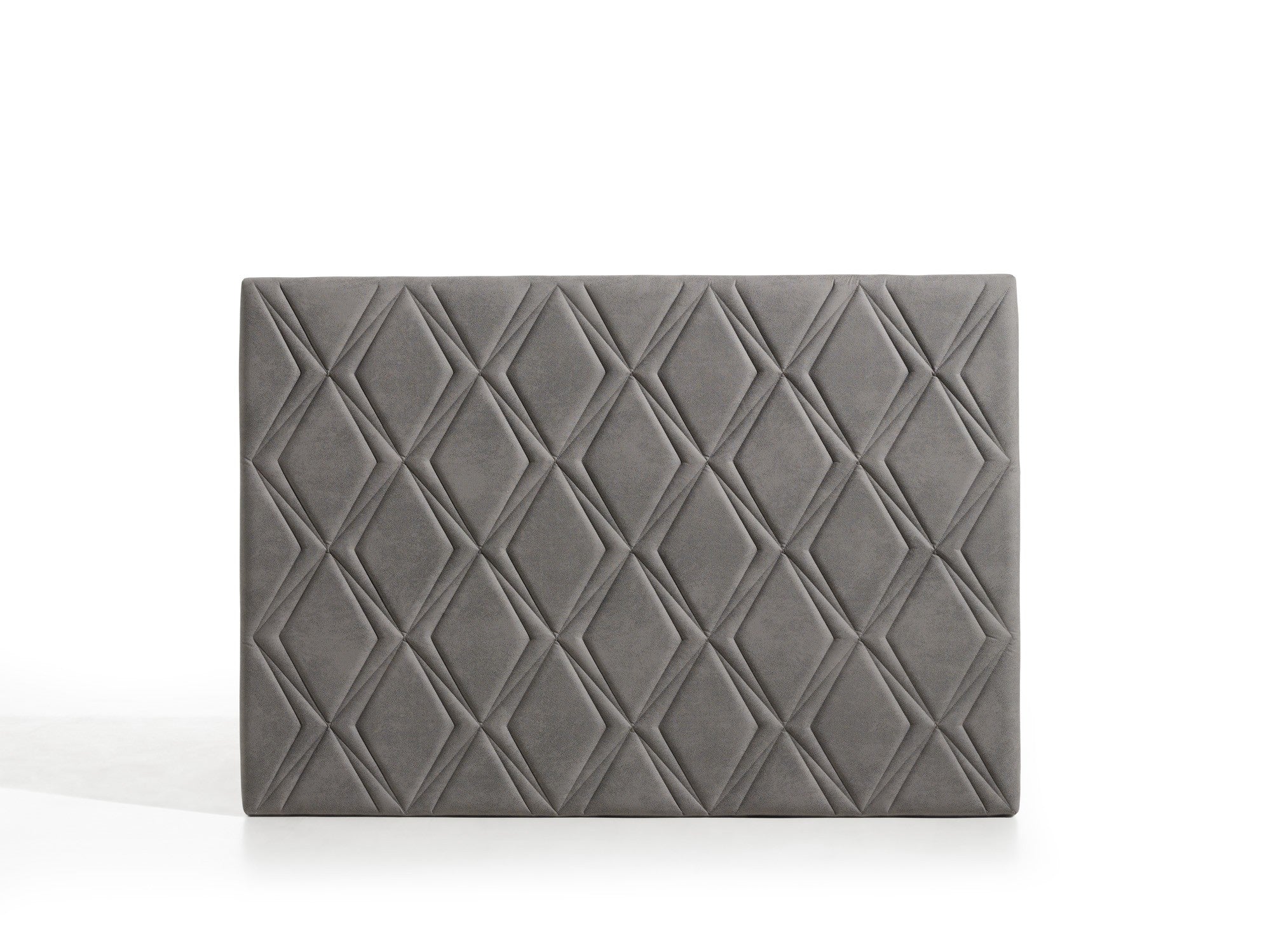 Cabecero rubí para cama de 160 de tela gris 165x115x8.