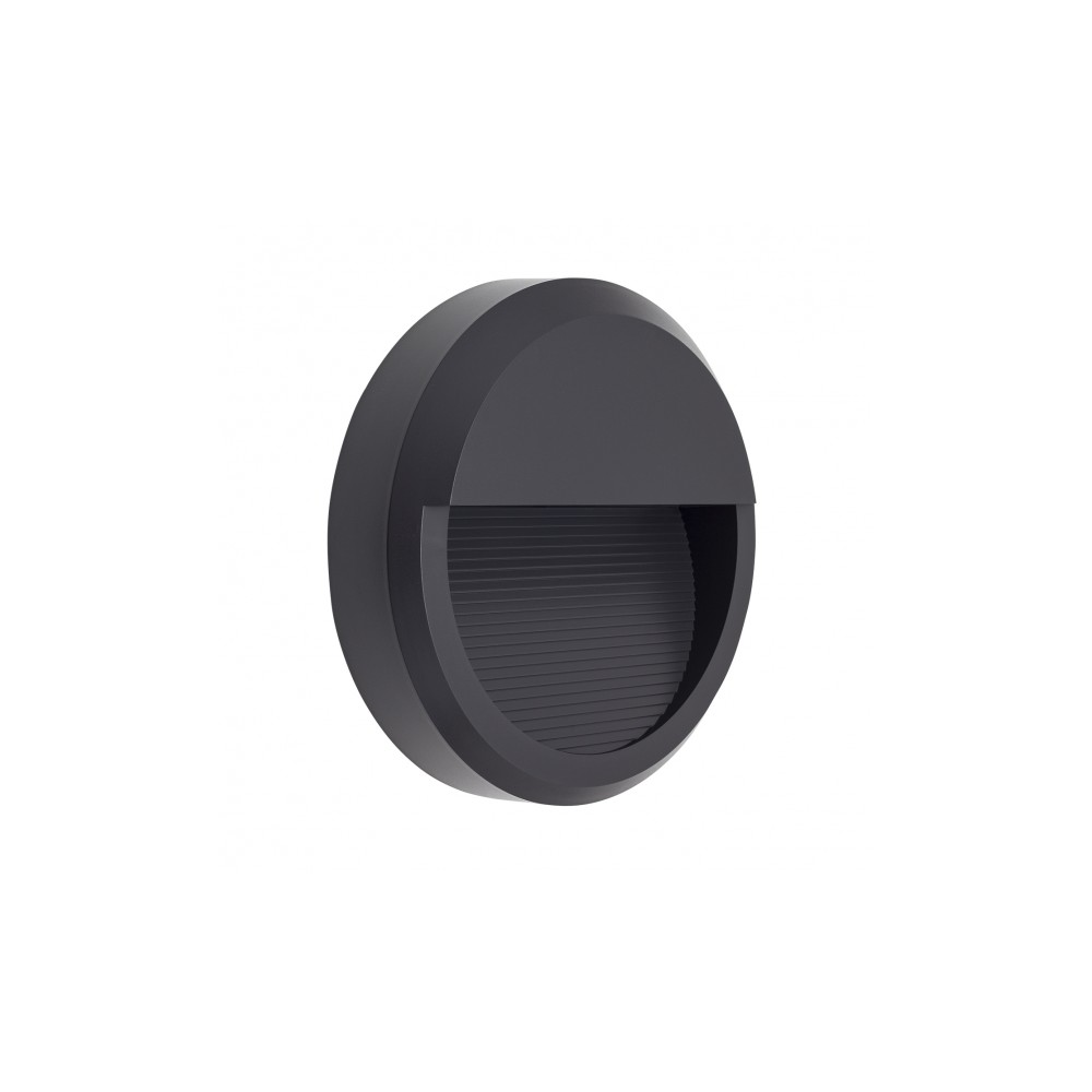 Lordelo outdoor wall light 8w metal dark grey