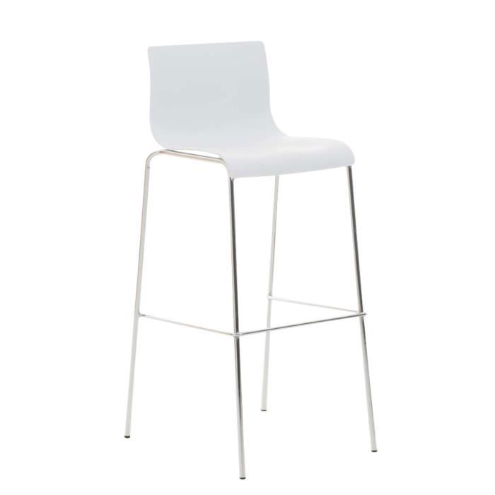 Banqueta de bar moderna - respaldo alto - ancho 43 cm