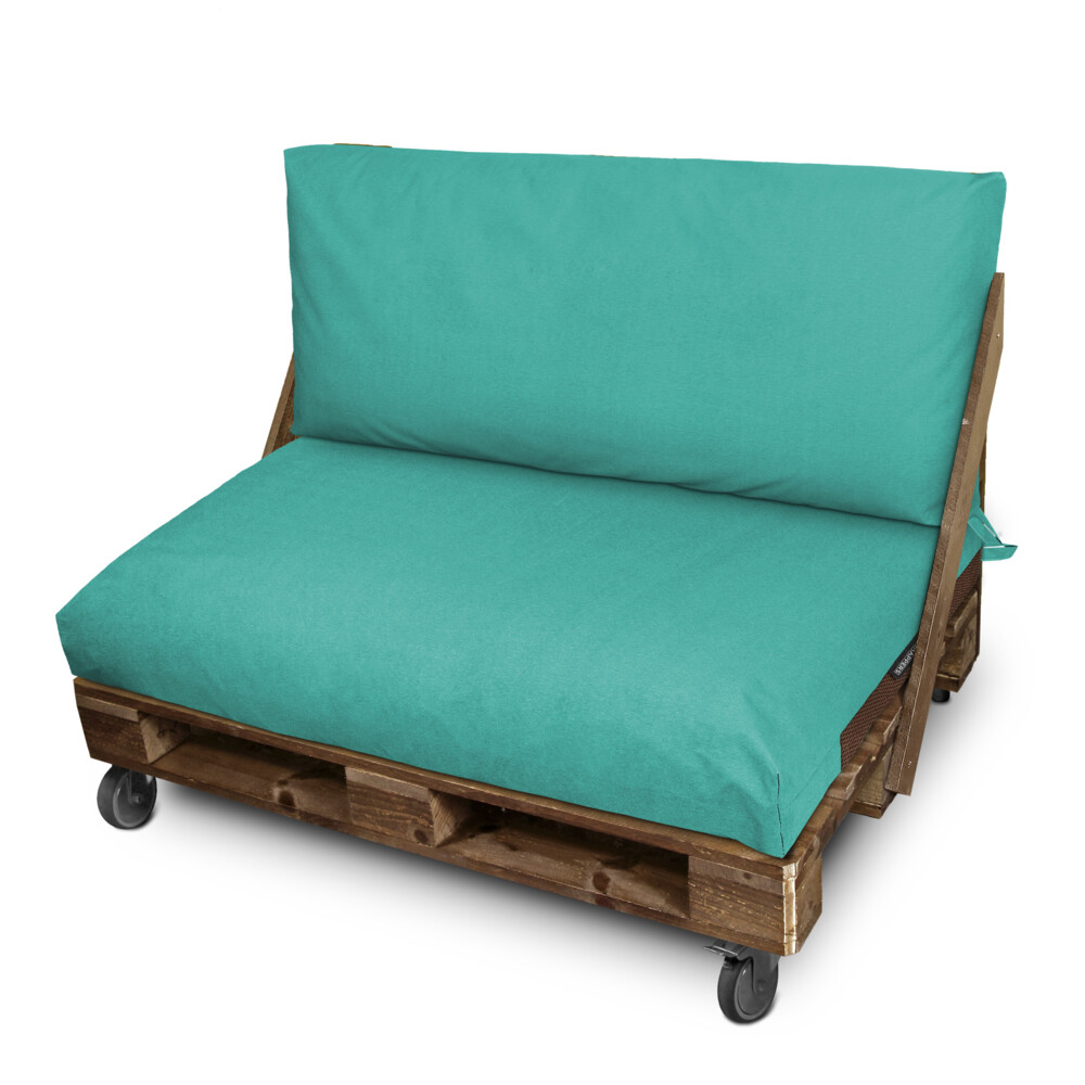 Funda para cojín de palets asiento 120x80x20 sin relleno turquesa naylim ma