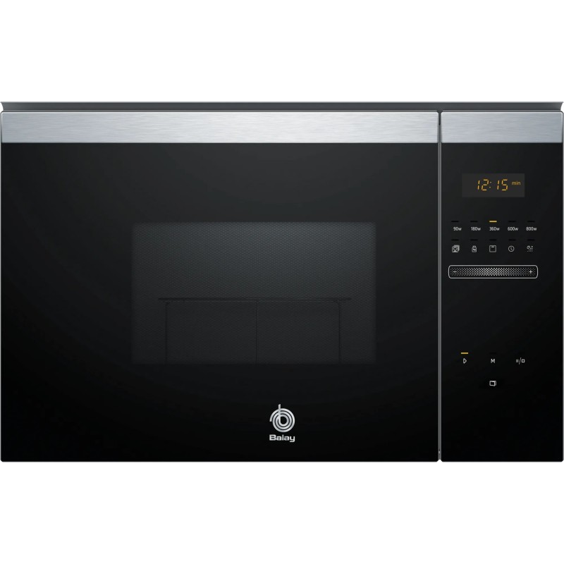 Microondas encastrable balay 3cg4172x2 20 l cristal negro/inox grill