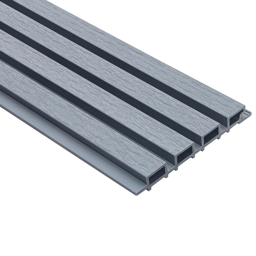 Revestimiento de fachada de wpc duvar - 30 m² gris claro