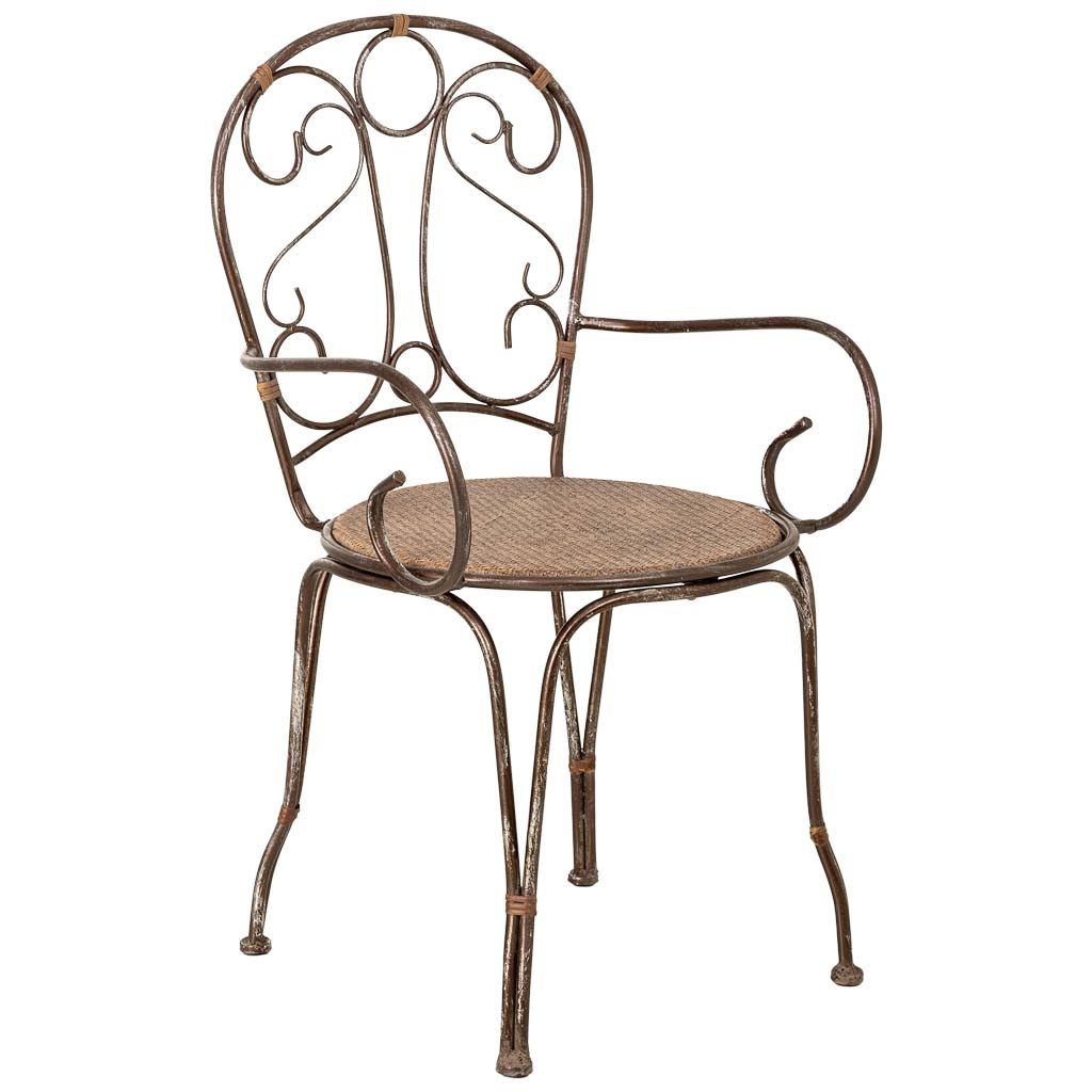 Silla de metal 52.7x50.1x45/92.7h cm
