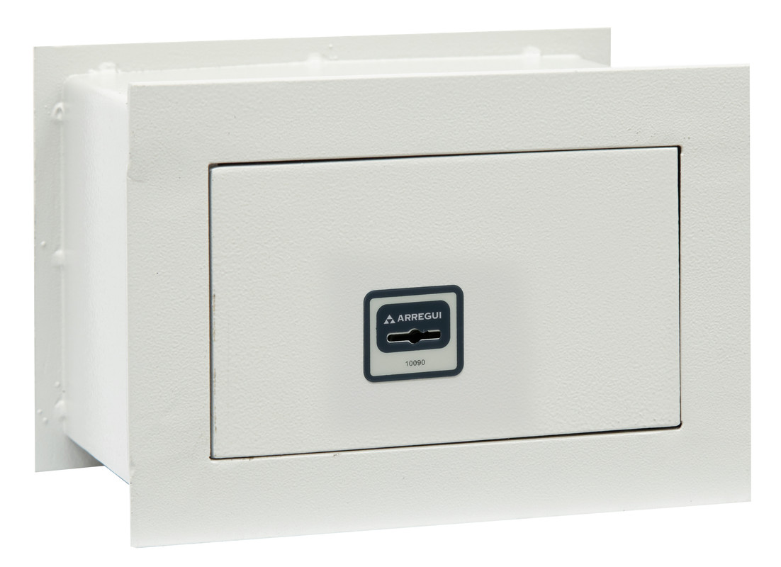 Arregui ideal 5 271300 caja fuerte de empotrar con llave, 18x26x15 cm, 4l