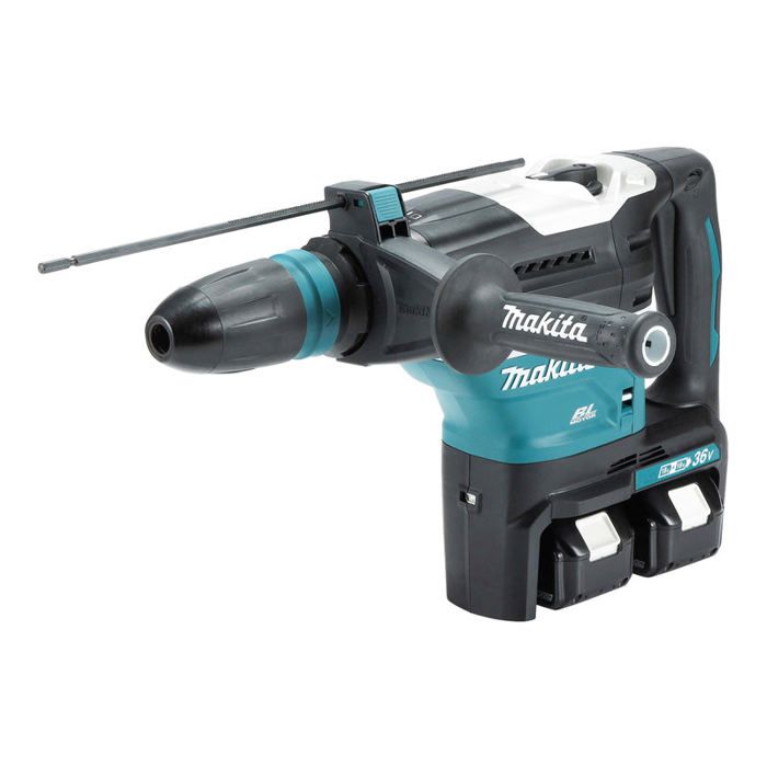 Perforador sds-max 36v (2x18v) 40 mm 8j aft - Makita - con 2 baterías 6.0ah