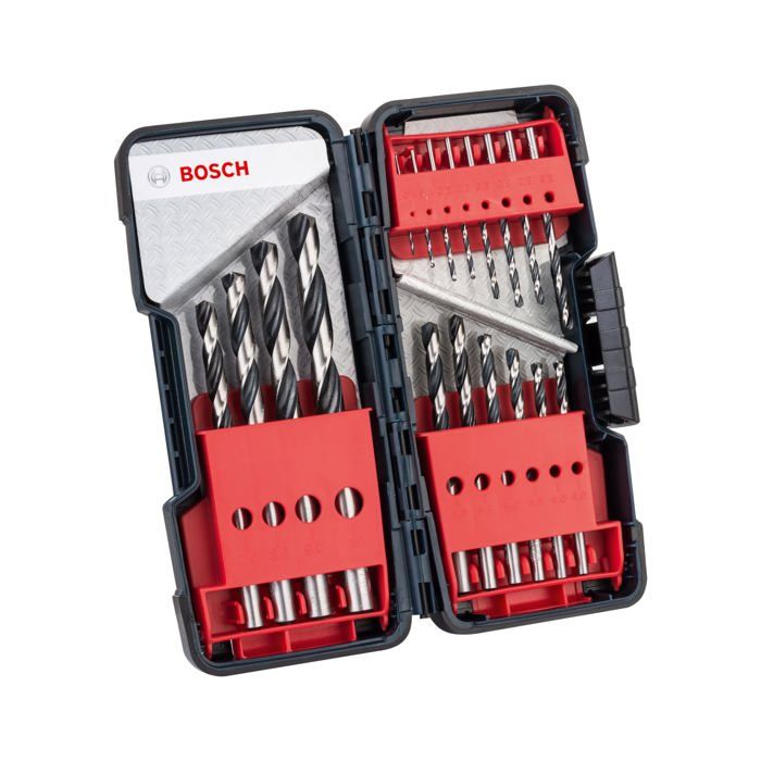 Brocas para metal Bosch toughbox 18 hss pointteq - 2608577350