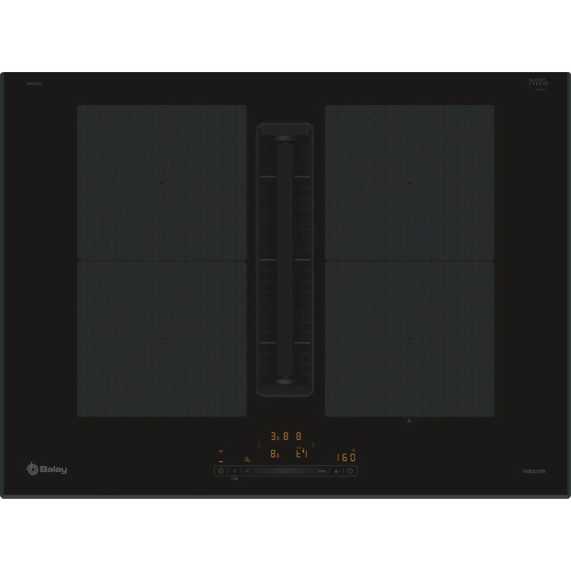 Inducción balay 3ebc976lh 70 cm 4 zonas extractor integrado