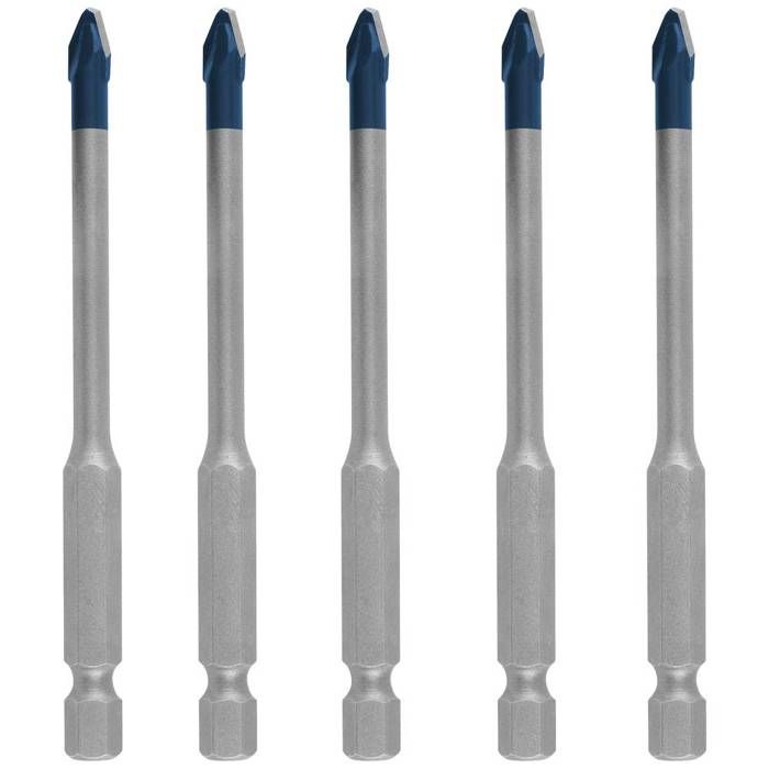 Broca Bosch roofer expert hard ceramic hex-9 ø 5 mm - 5 piezas - 2608900598