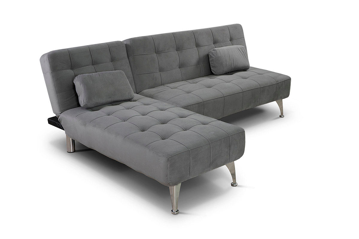 Sofa cama chaise longue xs 198cm gris
