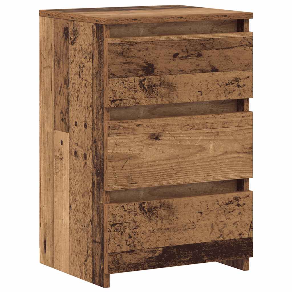 Casa lúmina - set de 2 mesita de noche madera madeira 40 x 35 x 62,5 cm