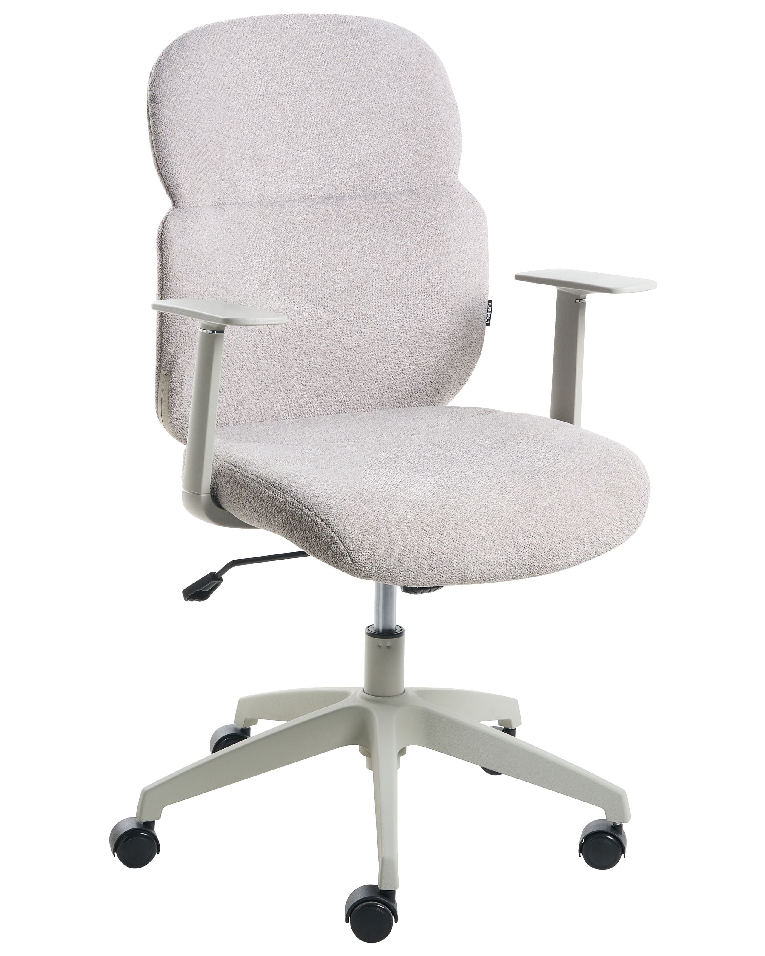 Silla de oficina lexor tela gris claro