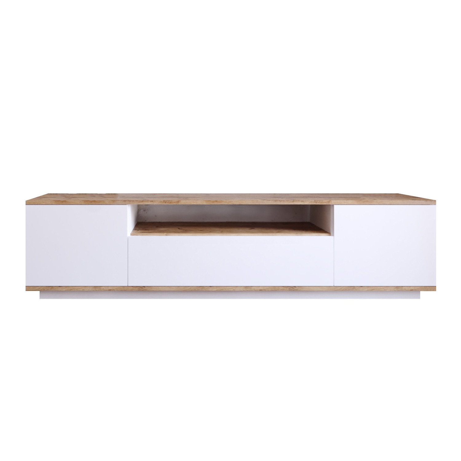 Mueble para la tele de madera <<fr7>> - 180 x 44 x 44 cm - pino del atlánti
