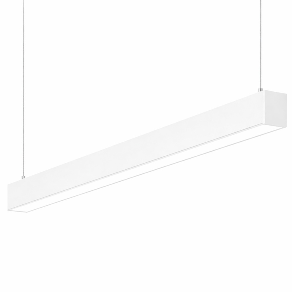 Lámpara colgante techo blanca nexus line, 140cm, 47w, luz fría 6000k