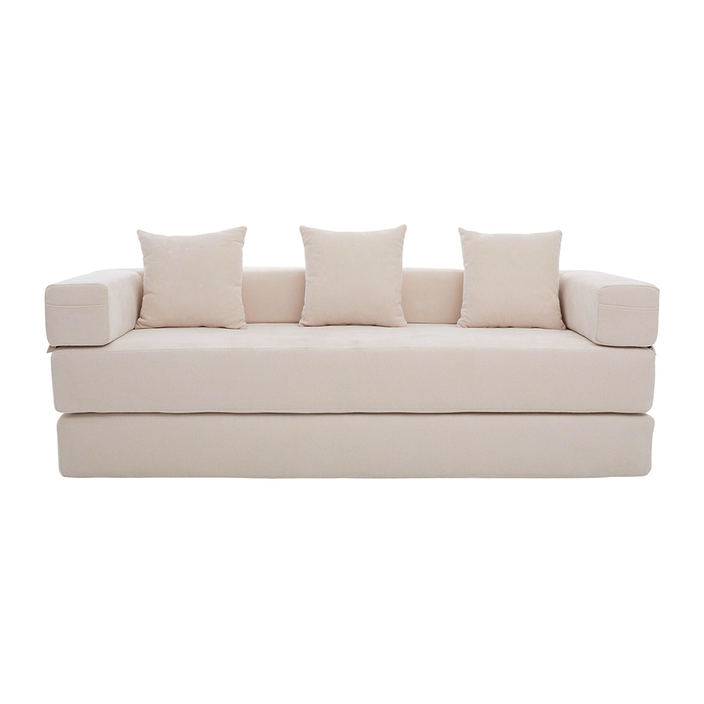 Komhtom,chenilla,sofá diy,diseño modular,beige