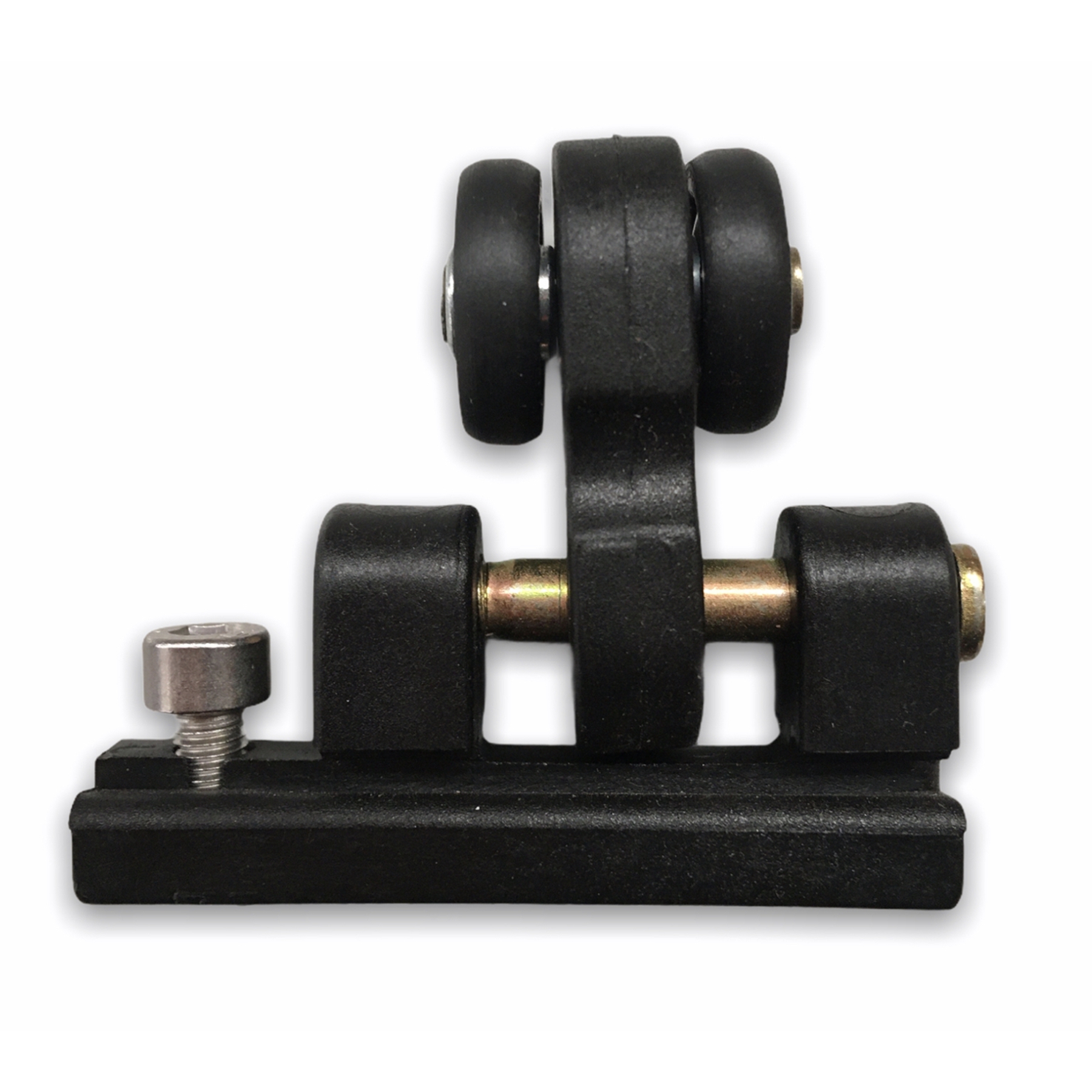Polea rodamiento para guía de pérgola negra (1 unidades)