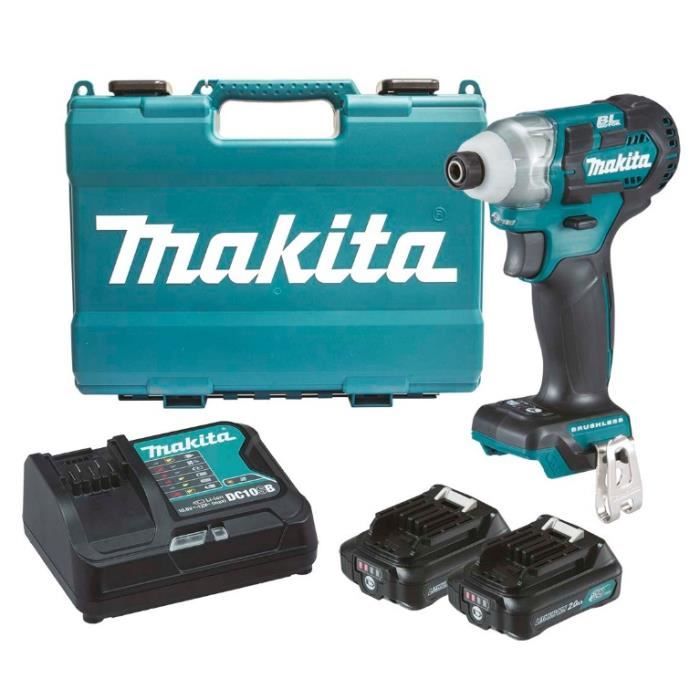 Atornillador de impacto batería 12v 2x2ah li-ion 135nm - Makita - td111dsae