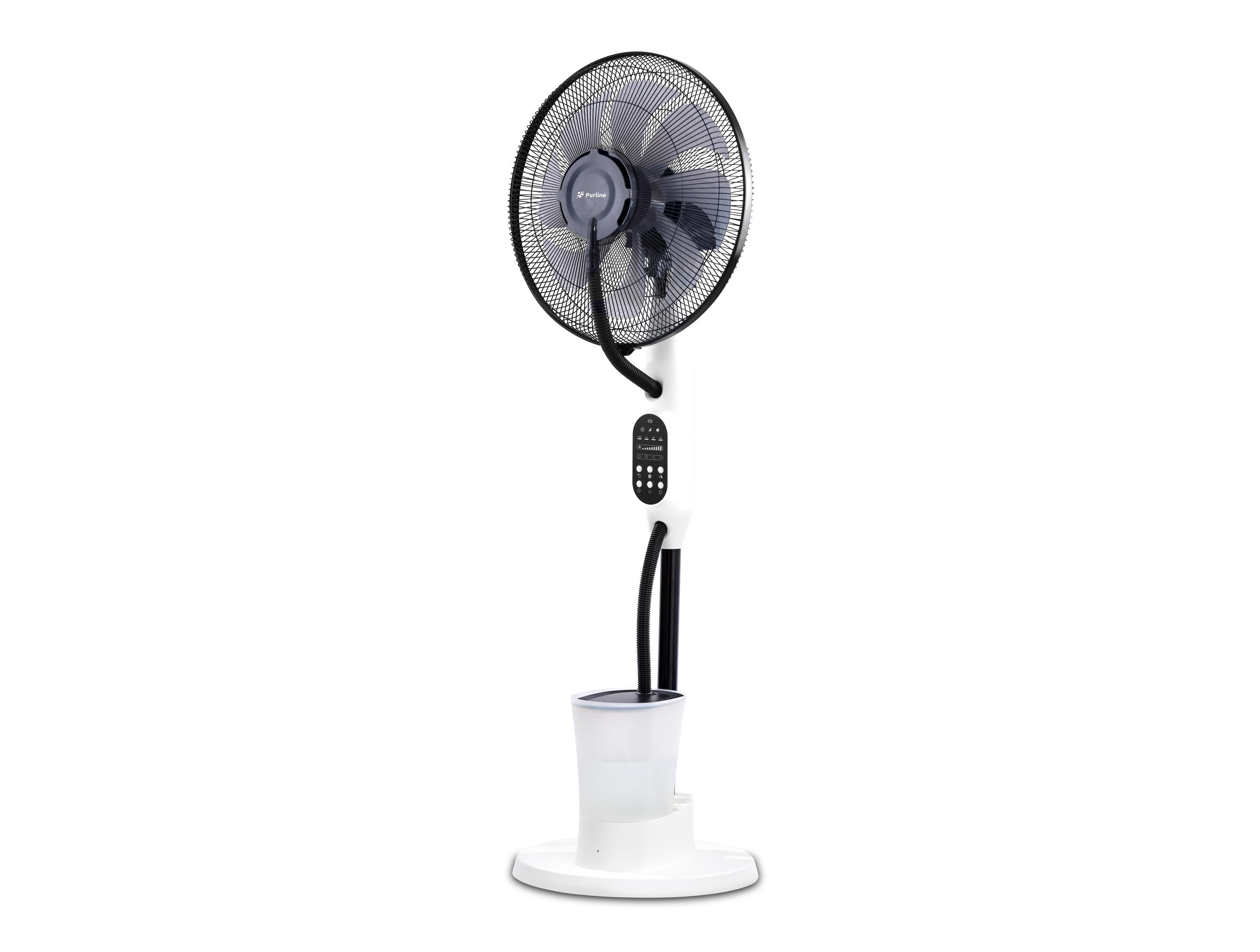 Ventilador nebulizador dc digital y tanque de 3 l