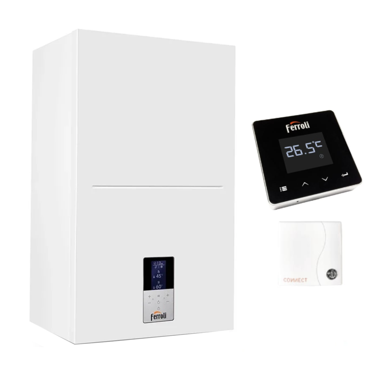 Caldera de gas ferroli bluehelix alpha 28 c + connect smart Wi-Fi