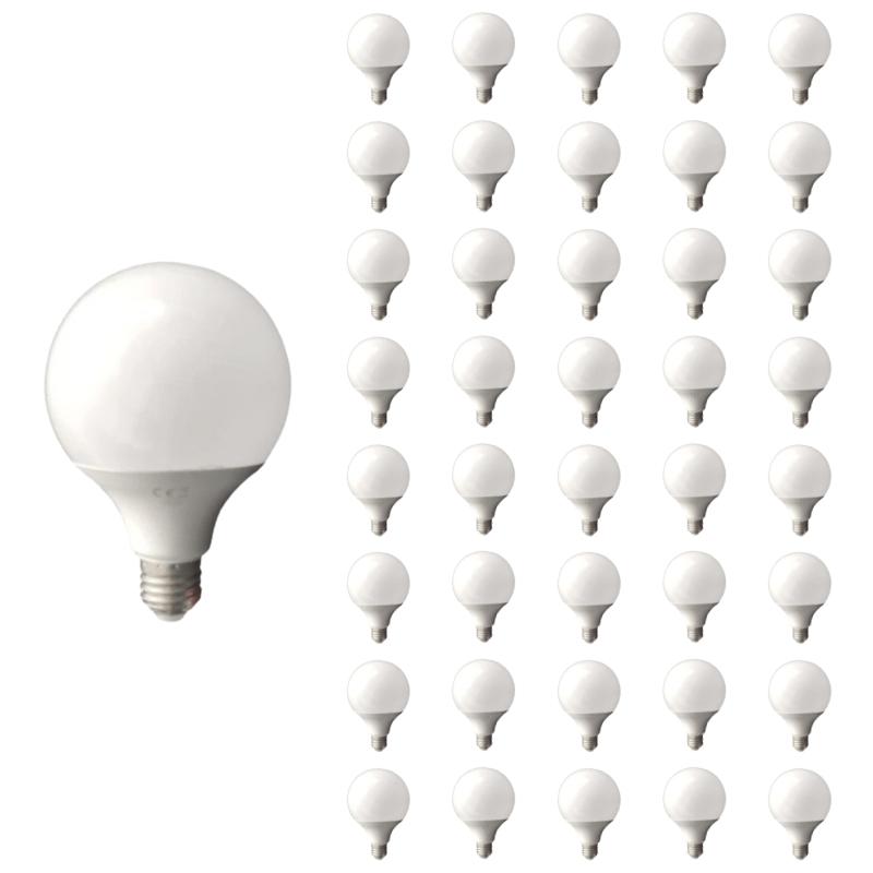 Bombilla LED E27 12w 220v g95 300° globo (pack de 40) - blanco ne