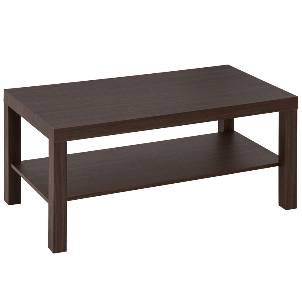 Mesa de centro 90x45x40,5cm mdf color marrón Homcom