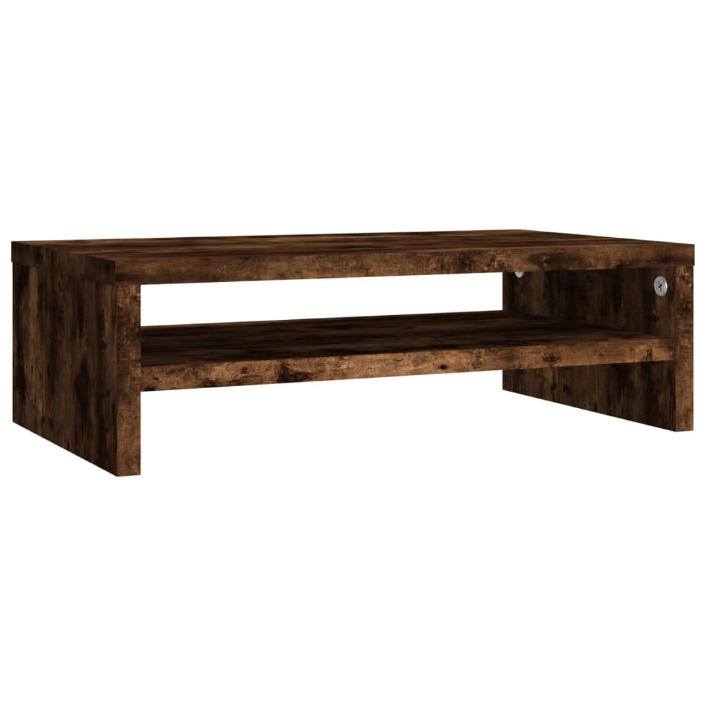 Soporte para monitor de roble ahumado 42 x 24