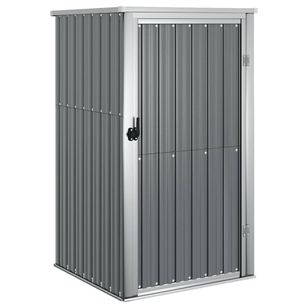 vidaXL cobertizo de herramientas jardín acero galvanizado 88x89x161 cm