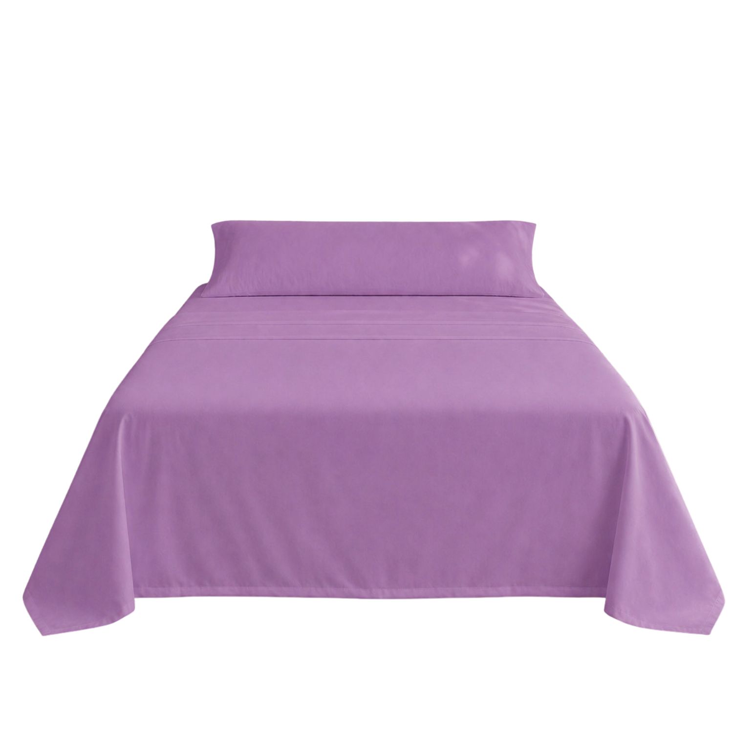 Juego de sábanas lila cama 135cm 144 hilos donegal collections