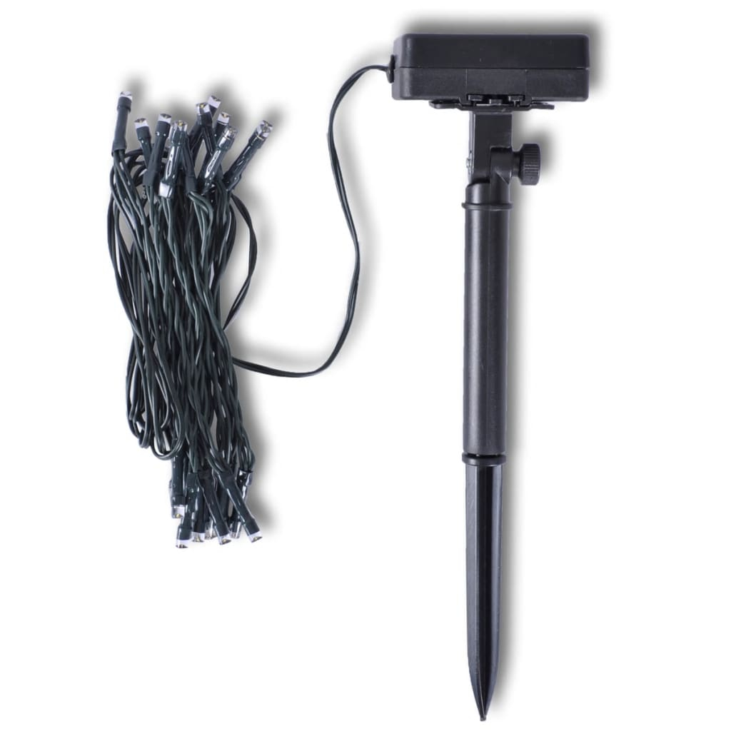 Solar LED cadena 24 luces 3,8m 2 piezas