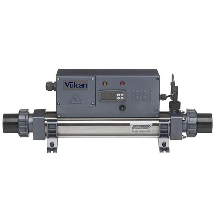 Calentador eléctrico vulcan analógico titanio 15kw trifásico - calefacción