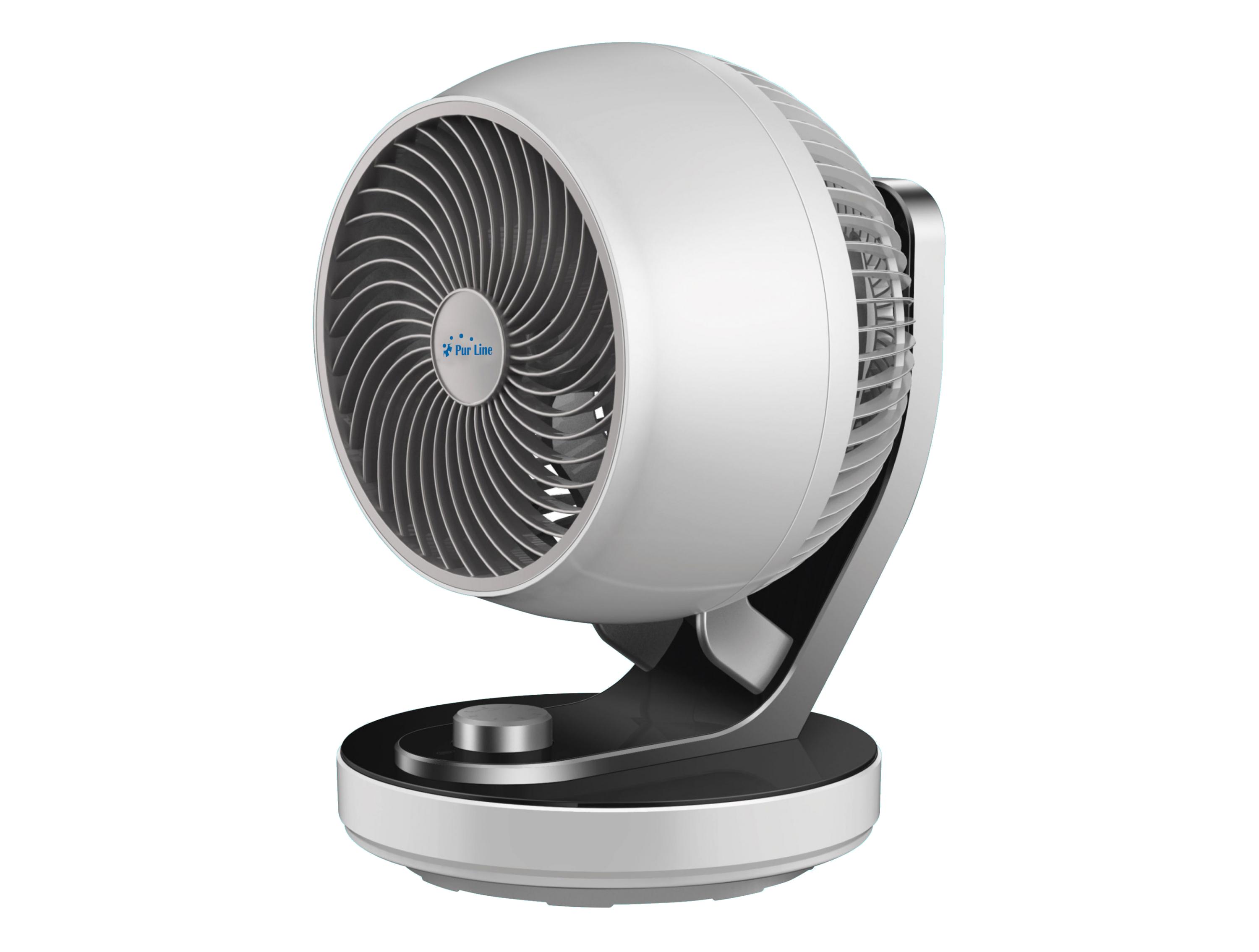 Ventilador de sobremesa 60w con 3 velocidades e inclinación regulable