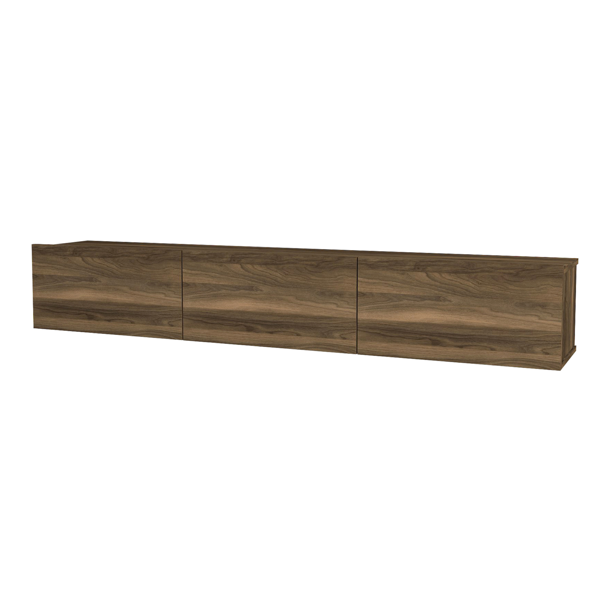 Mueble tv suspendido vihti aglomerado 180 x 31 x 30 cm - nogal [en.casa]