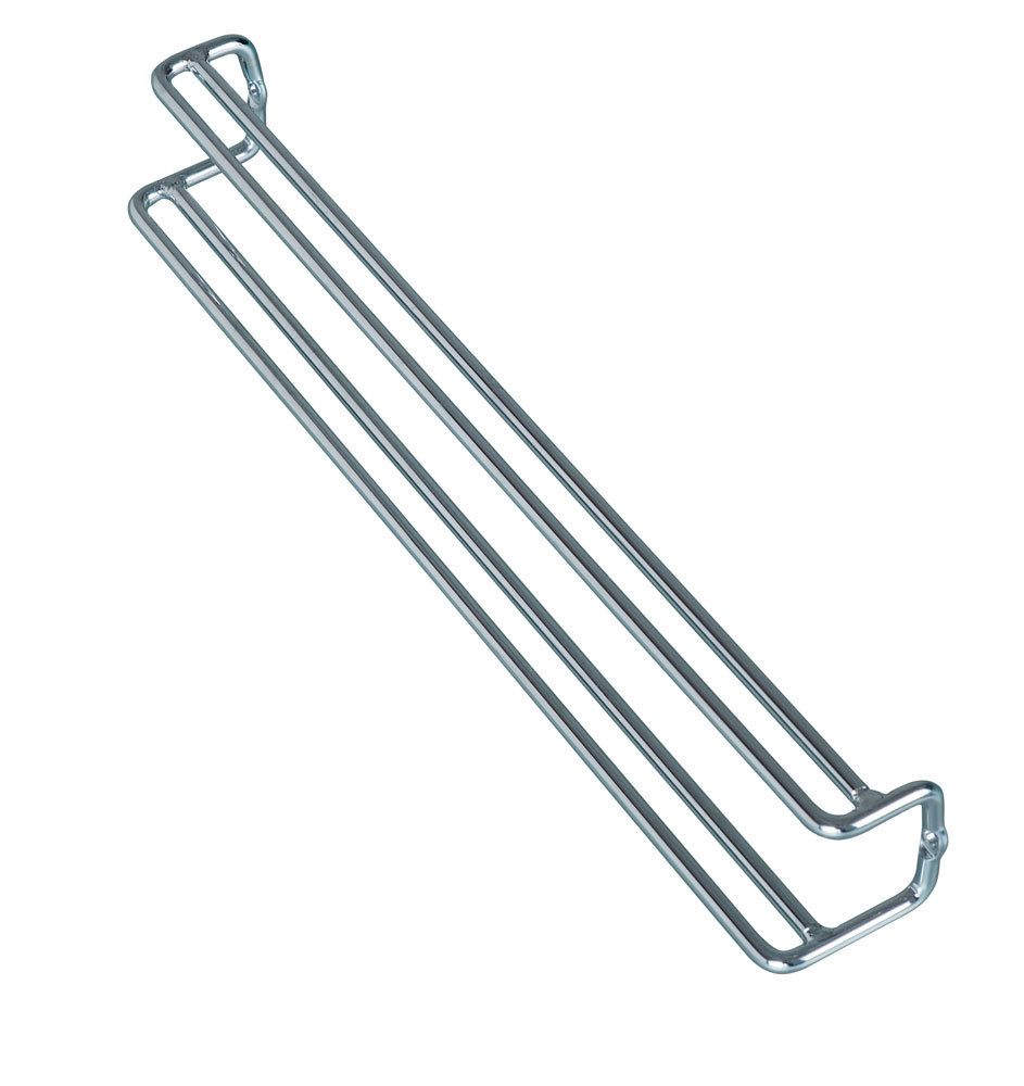 Colgador corbatas cromo 36x5 cm