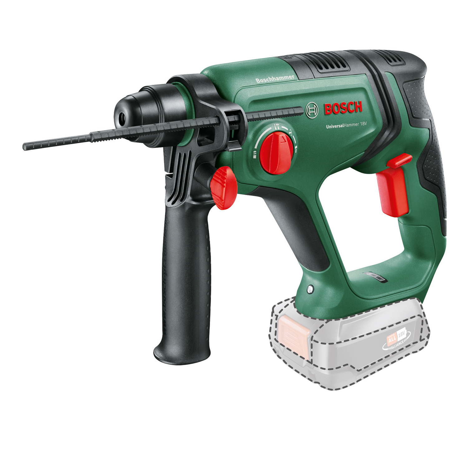 Taladro percutor inalámbrico SDS-plus Bosch UniversalHammer 18V 2,0 J