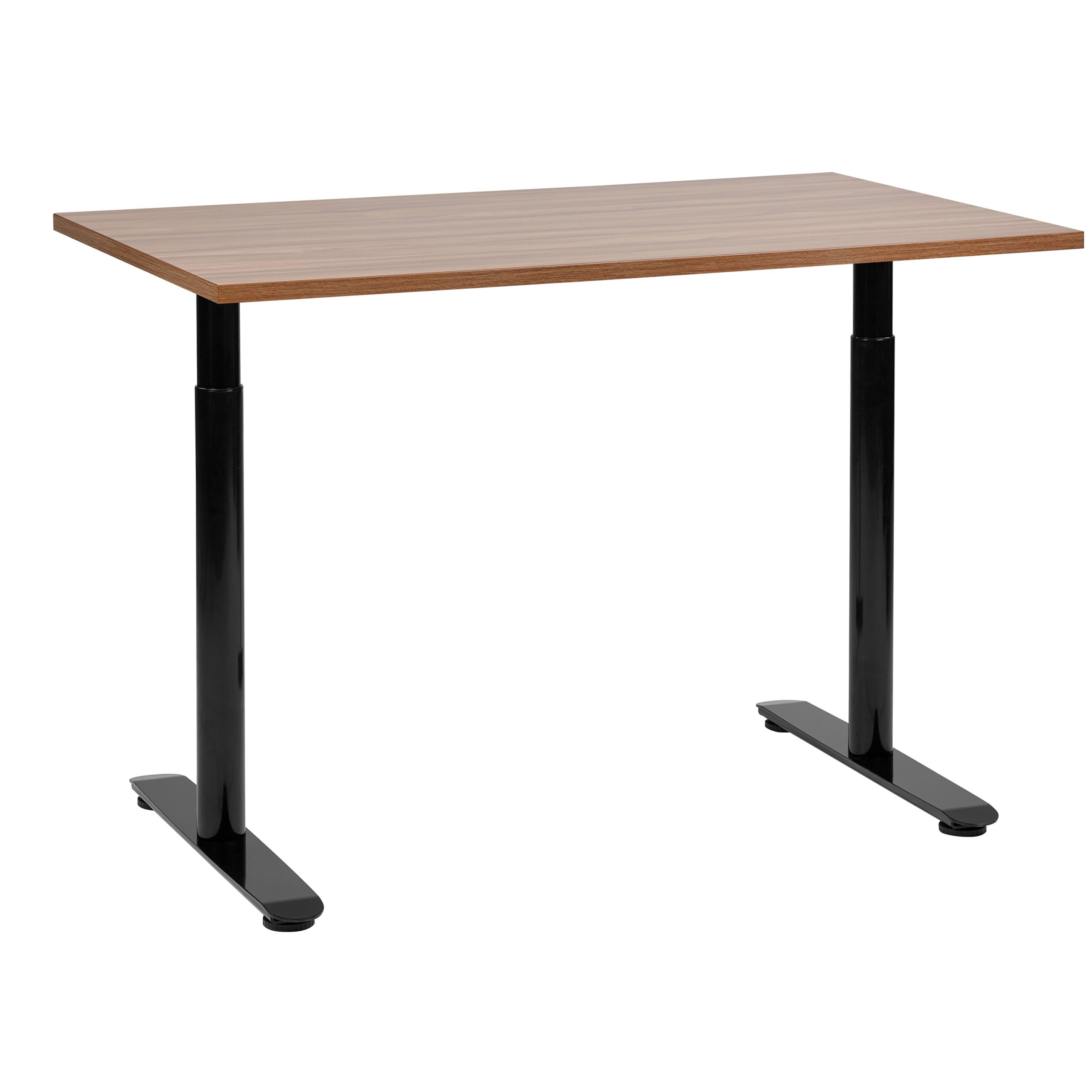 Escritorio de altura regulable manual destinas 120 cm 72 cm marrón/negro