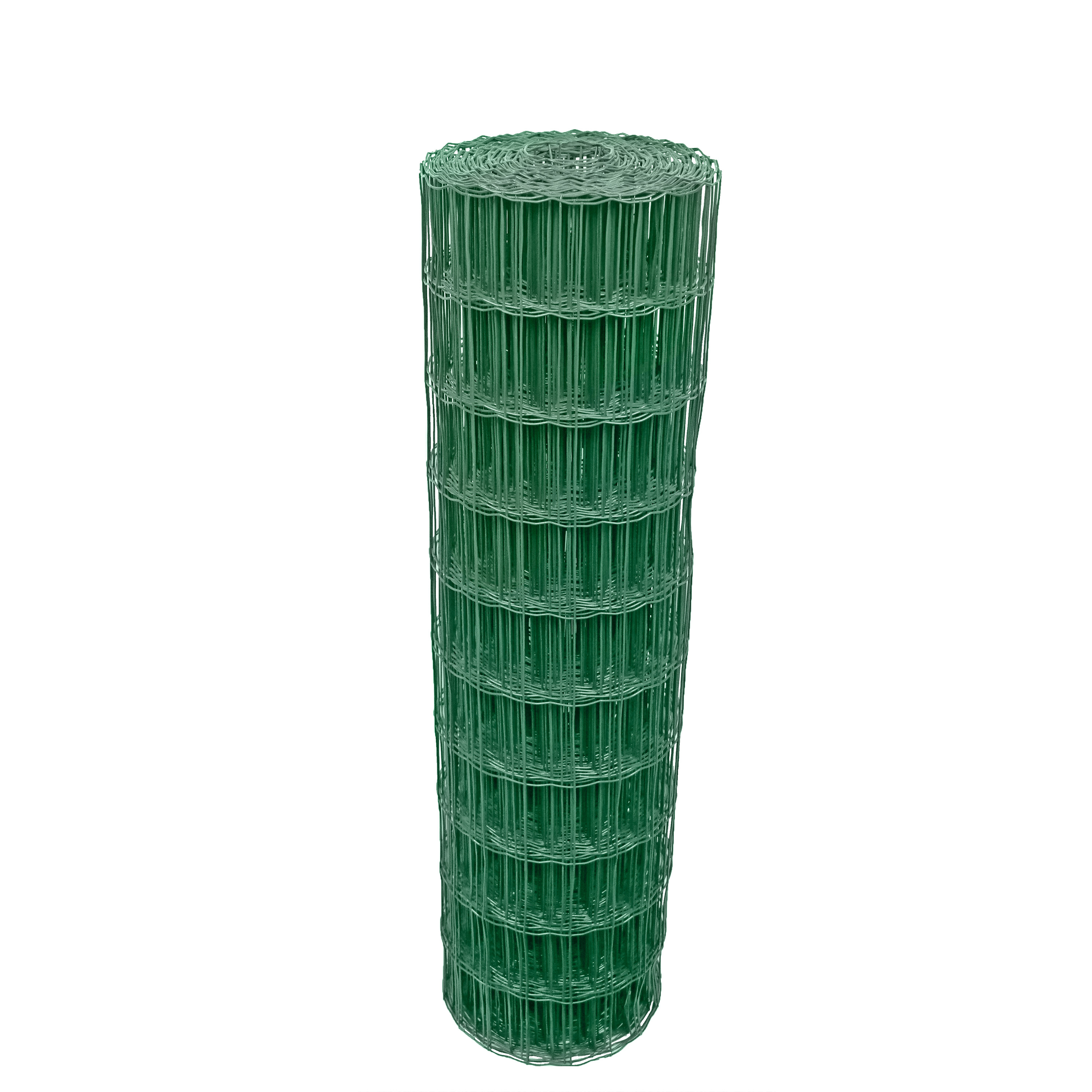 Malla soldada 0.8x10m - hueco 100x50mm verde Blooma