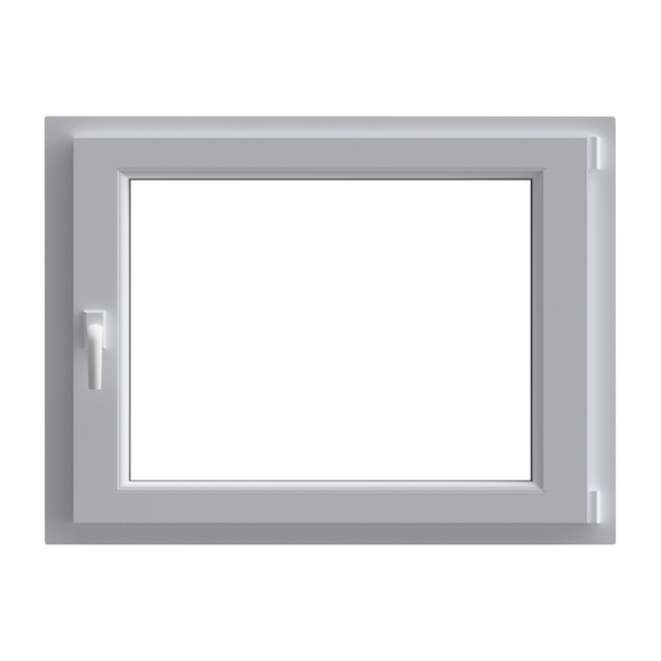 Ventana PVC oscilobatiente blanco 60x100 cm