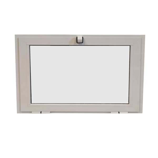 Ventana aluminio oscilobatiente blanco 45x90 cm