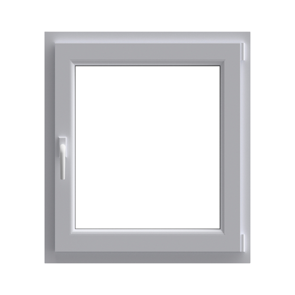 Ventana PVC oscilobatiente blanco 70x60 cm