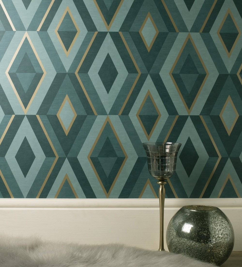 Papel pintado gaulan lavable geométrico moderno con detalles 5.23m²