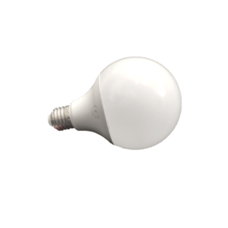 Bombilla LED E27 12w 220v g95 300° globo - blanco cálido 2300k -