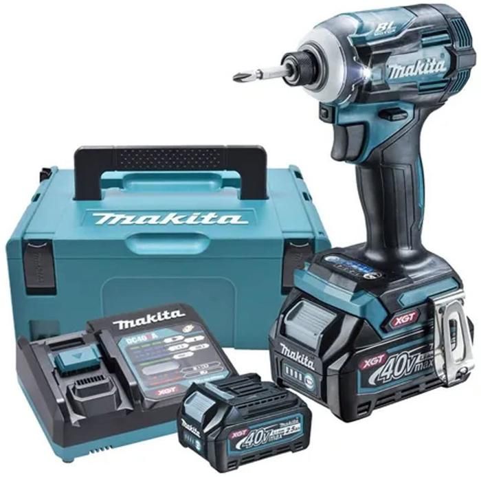 Atornillador de impacto bl 40vmáx xgt 220 nm makita td001gd201