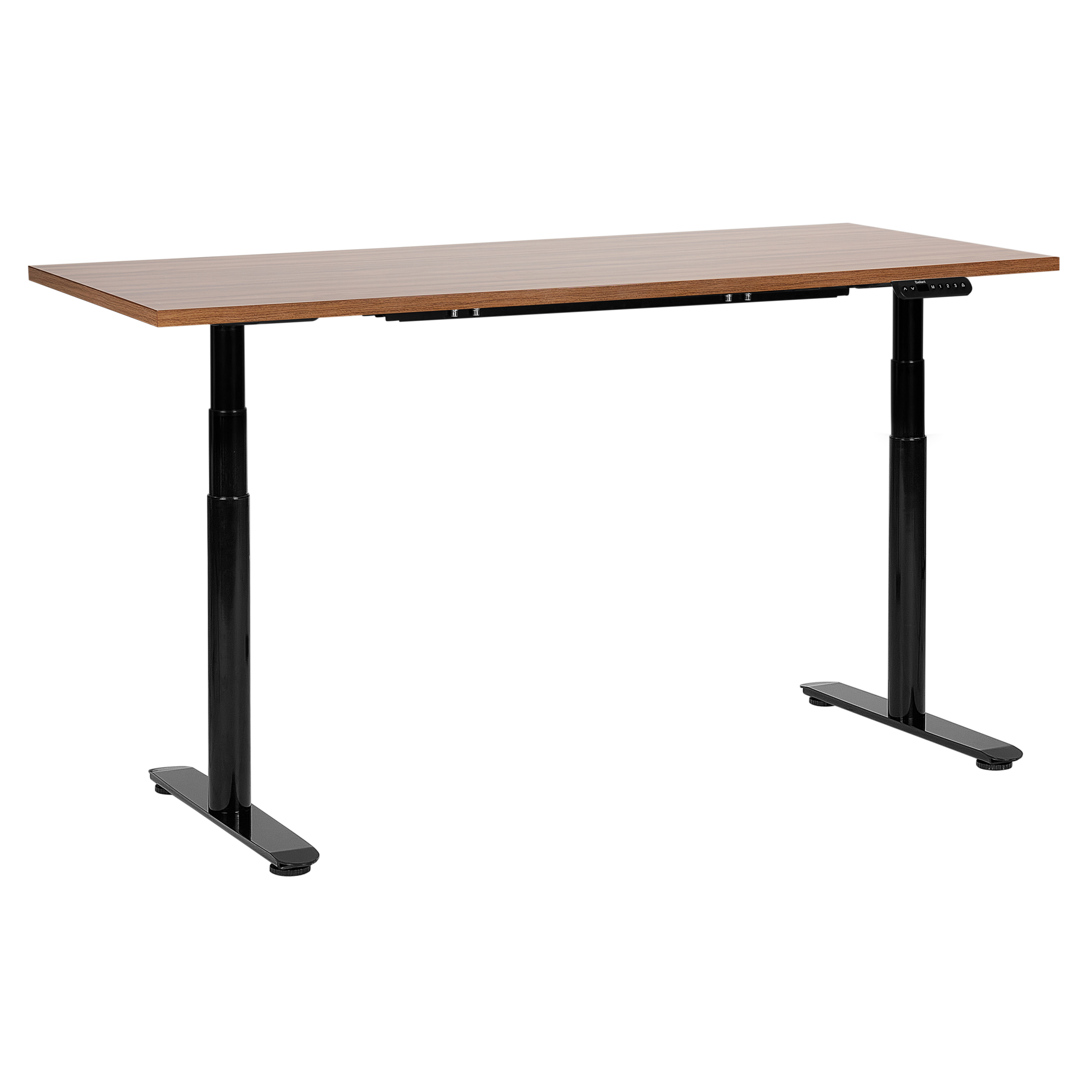 Escritorio de altura regulable eléctrico destinas 160 cm 72 cm marrón/negro
