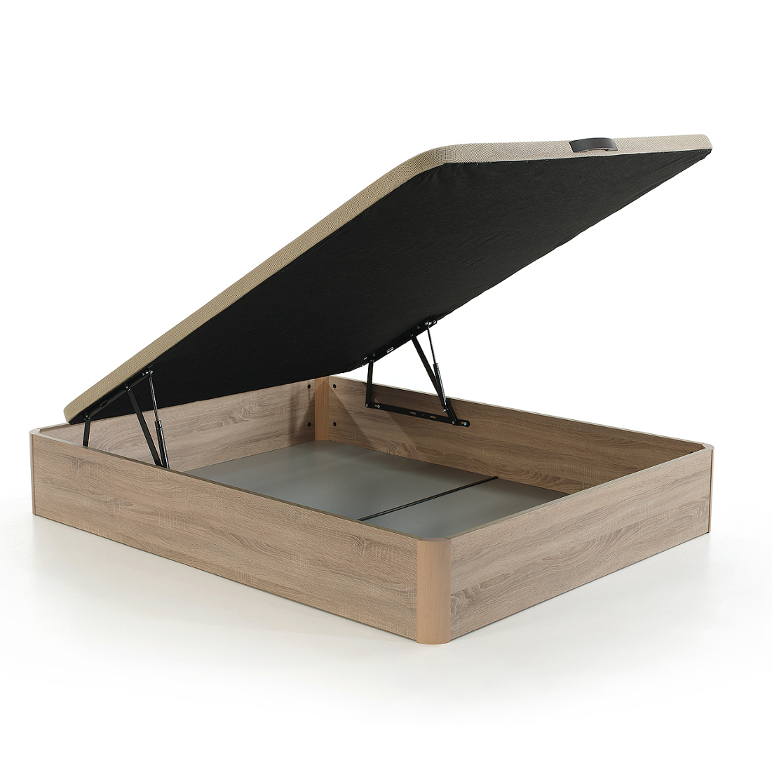 Canapé 150x190 cm beige abatible descansin reforzado y almacenaje