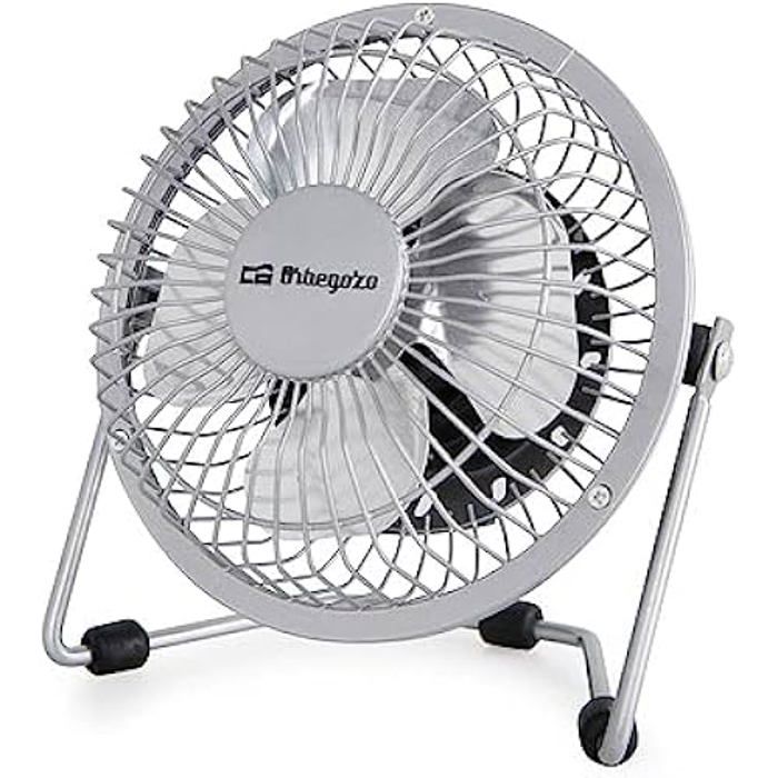 Ventilador de mesa orbegozo pw 1025 potencia: 8 w. Palas metálicas, diámetr